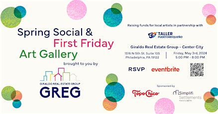 Spring Social & First Friday Art Gallery