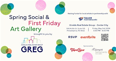 Imagem principal do evento Spring Social & First Friday Art Gallery