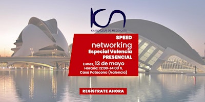Primaire afbeelding van Speed Networking Presencial Valencia - 13 de mayo