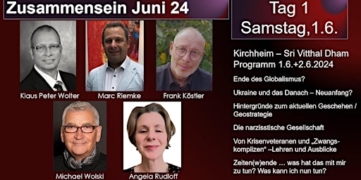 Imagem principal do evento Zusammensein Juni 2024 Tag 1 - 01.06.2024