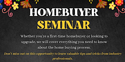 Imagem principal do evento Homebuyer Seminar