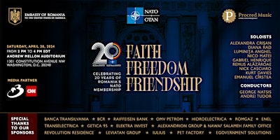 Faith, Freedom and Friendship: Celebrating 20 Years of Romania in NATO primary image