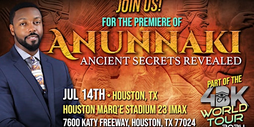Image principale de "Anunnaki : Ancient Secrets Revealed" Premiere by Billy Carson
