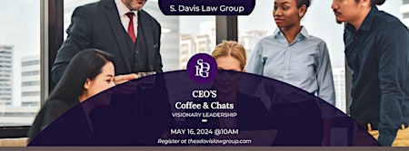 Imagem principal do evento CEO and Coffee Chats - May Vision Edition!