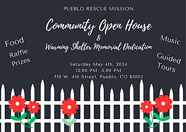 Pueblo Rescue Mission Open House & Memorial Warming Shelter Dedication