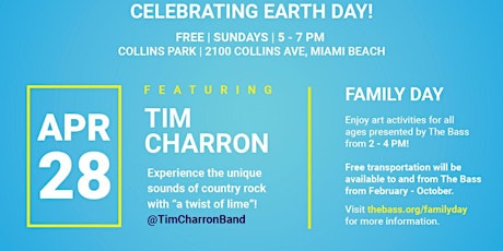 Celebrate Earth Day with Tim Charron in Collins Park!