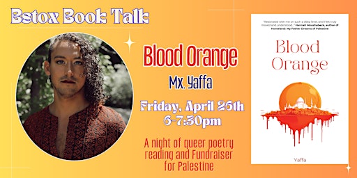 Imagem principal do evento Blood Orange: Queer Palestinian Poetry of Rage and Resistence