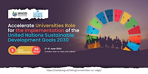 Accelerate Universities Role for the Implementation of the UN SDGs 2030 primary image