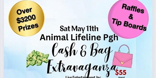 Primaire afbeelding van Animal Lifeline Cash and Purse Extravaganza