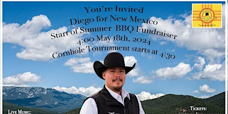 Diego for NM Start of Summer BBQ Fundraiser
