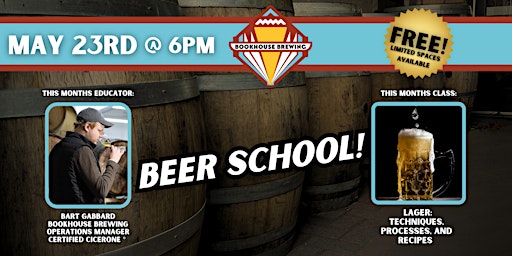 Imagem principal do evento Bookhouse Beer School: Learning Lagers