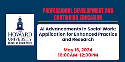Imagem principal do evento AI Advancements in Social Work: Application for Enhanced Practice
