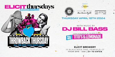 Imagem principal do evento Elicit Thursdays: Throwback Edition