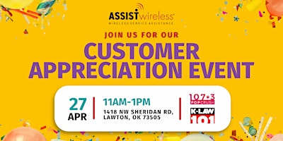 Hauptbild für Assist Wireless Customer Appreciation Event - Lawton