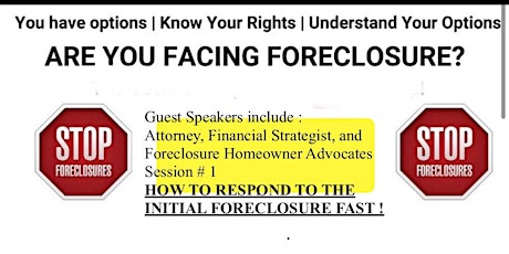 How to Respond to the Initial Foreclosure Fast