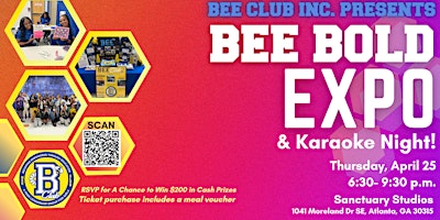 Imagem principal do evento BEE BOLD EXPO & Karaoke Night!