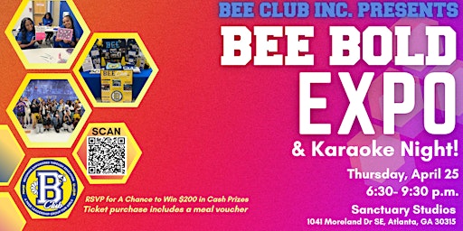 Imagen principal de BEE BOLD EXPO & Karaoke Night!