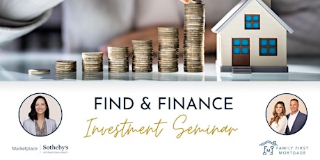 Find & Finance - Real Estate Investment Seminar