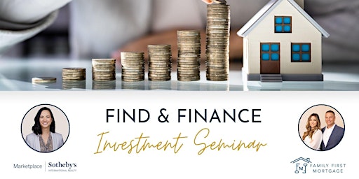 Immagine principale di Find & Finance - Real Estate Investment Seminar 