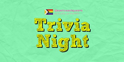 Imagem principal do evento Queer Trivia Night - Thurs, May 2 - Halifax