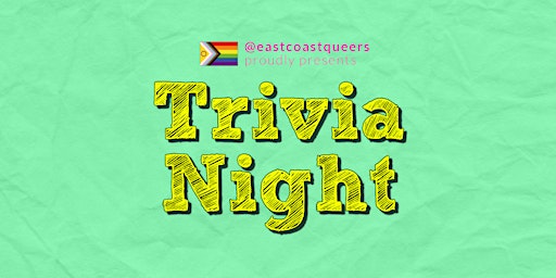 Image principale de Queer Trivia Night - Thurs, May 2 - Halifax