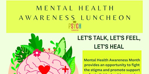Primaire afbeelding van Mental Health Awareness Luncheon