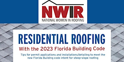 Primaire afbeelding van Residential Roofing with the 2023 Florida Building Code