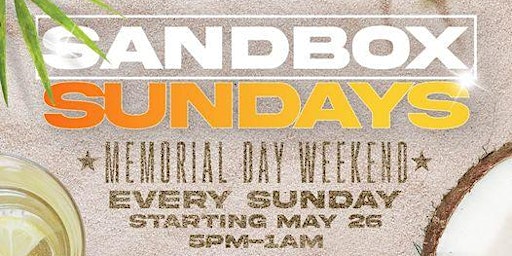 Imagem principal do evento Sandbox Sundays... We're back !!!