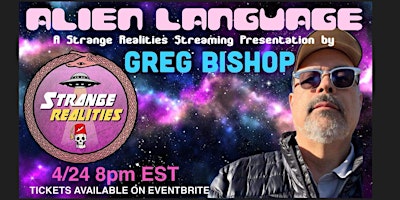 Image principale de Alien Language with Greg Bishop