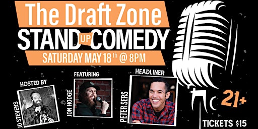 Stateline Comedy Presents Peter Sers @ The Draft Zone! primary image
