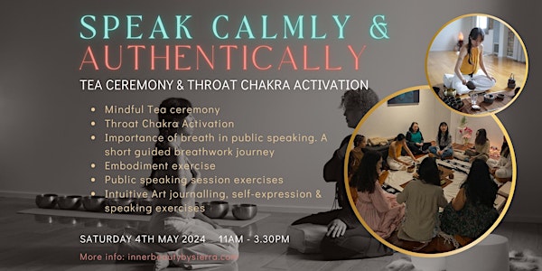 Speak calmly & authentically | Tea ceremony & Throat Chakra Activation