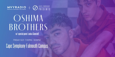 Primaire afbeelding van MVY Radio + CSP: Oshima Brothers w/ special guest Louisa Stancioff