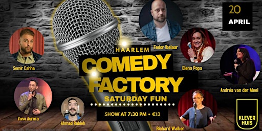 Primaire afbeelding van Haarlem Comedy Factory - Saturday Fun