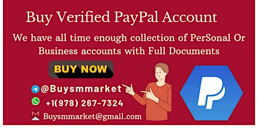 Primaire afbeelding van Buy Verified PayPal Accounts (R)