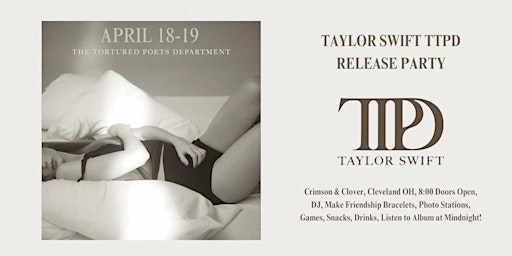Imagem principal do evento Taylor Swift - Release Party - TTPD