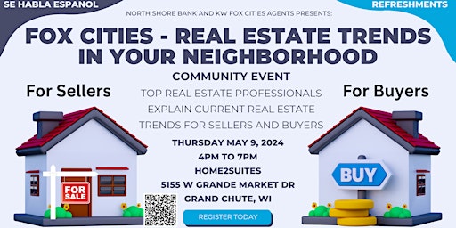 Hauptbild für COMMUNITY EVENT - REAL ESTATE MARKET TRENDS - FOX CITIES