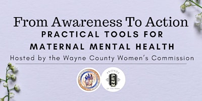 Imagem principal do evento From Awareness to Action: Practical Tools for Maternal Mental Health