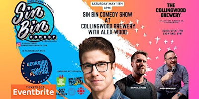 Image principale de Sin Bin Comedy Show at Collingwood Brewery with Alex Wood