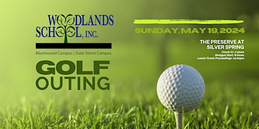 Primaire afbeelding van Woodlands School, Inc. Golf Outing