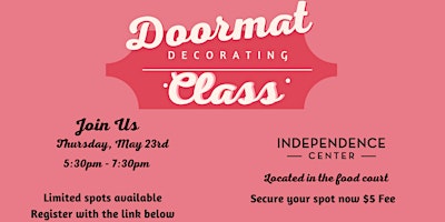 Hauptbild für Doormat Decorating Class