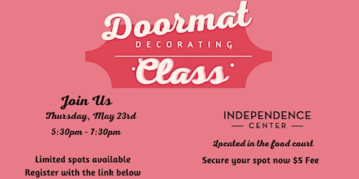 Imagem principal do evento Doormat Decorating Class