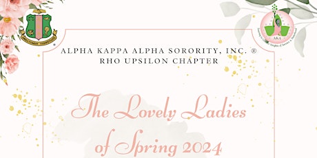 Rho Upsilon Chapter Spring 2024 New Member Luncheon