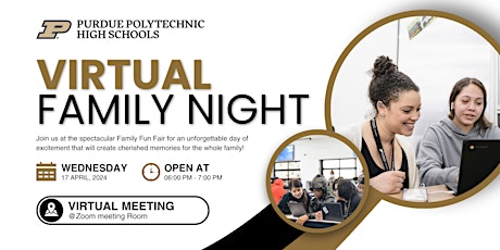 Purdue Polytechnic High Schools Virtual Family Night