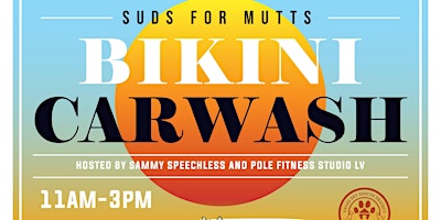Imagem principal do evento Suds for Mutts Bikini Carwash