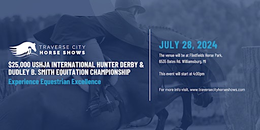Imagen principal de $25,000 USHJA Intl. Hunter Derby/Dudley B. Smith Equitation Championship
