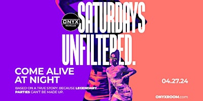 Imagem principal do evento Onyx Saturdays | April 27th Event