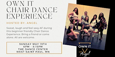 Immagine principale di Own It Chair Dance Experience - May 19th - Saint Paul 