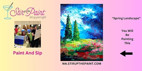 Redmond  Paint and Sip, Paint Party, Paint Night  With Stir Up The Paint