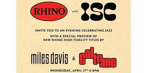 Primaire afbeelding van An Evening Celebrating Jazz with Rhino Records