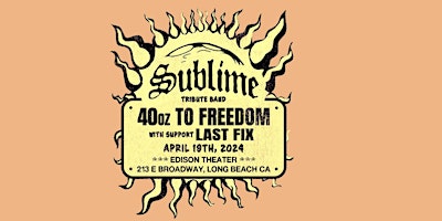 Imagen principal de Sublime Tribute W/ 40oz to Freedom & Last fix